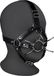 Ouch! by Shots Shots - Ouch! Head Harness met Spider Gag en Neushaken - Zwart