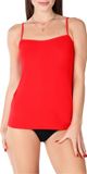 Bellivalini Dames Onderhemd - V-hals - Viscose - Rood - S