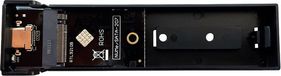 LC-POWER LC-M2-C-MULTI-3 M.2 SSD Behuizing (NVMe & SATA) Zwart