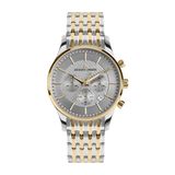 Jacques Lemans Datum horloge London Heren Polshorloge Leer Zwart