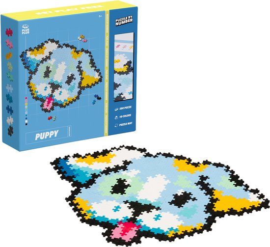 Plus-Plus Puzzle by Number Puppy 500 stukjes