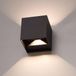 HOFTRONIC Kansas Wandlamp Buiten Up and Down LED Zwart IP65 Dimbare 6W 3000K