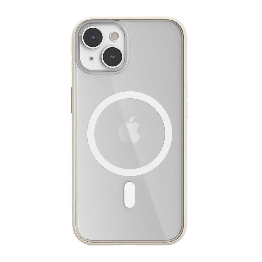 Woodcessories Clear Case Bio MagSafe iPhone 14 Plus - Transparant/Wit