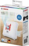 Bosch Sacs aspirateur, PowerProtect Type G ALL, charbon actif, 4 sacs + 1 filtre, BBZ41FGALL
