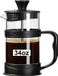 Merkloos French Press Koffiezetapparaat 1000 ml Zwart