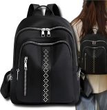 EDIBAZZAR | Élégant, noir, style bohème sac à dos pour femme
