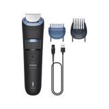 Philips Series 3000 Baardtrimmer mannen - 2 Trimkammen - Waterproof - Donkergrijs - BT3660/15