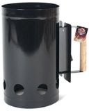 Gerimport BBQ/Barbecue starter bucket zwart