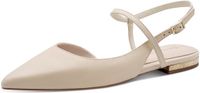 Tamaris Dames Slingpumps 1-29409-46 418 Beige Leer Maat 36 EU