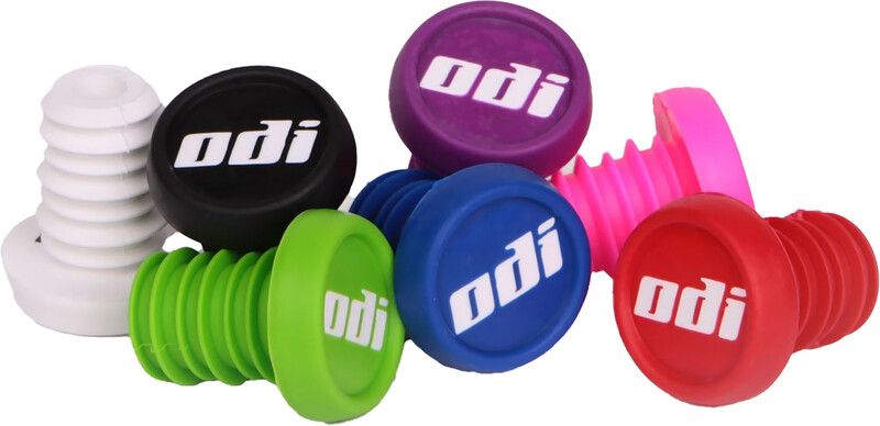 Odi BMX Handlebar End Plugs - White - 2021 Model
