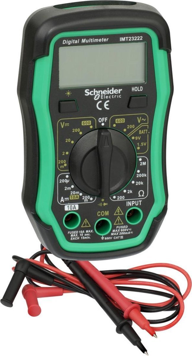 SCHNEIDER ELECTRIC Digitale Multimeter Cat III - 600V - Thorsman - - IMT23222