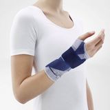 Bauerfeind Manutrain polsbrace - Blauw - Rechts - Maat 1