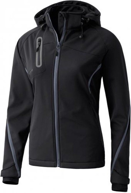 Erima Outdoor Softshell Jack Dames - Zwart - Maat 34