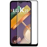Displaybeschermfolie COOL Displaybeschermfolie van gehard glas voor LG K22 (Full 3D, zwart)
