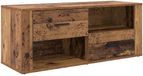 vidaXL TV-meubel antiek hout, 100 x 35 x 40 cm