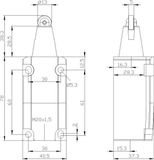 Siemens 3SE5112-0CD02 Positieschakelaar