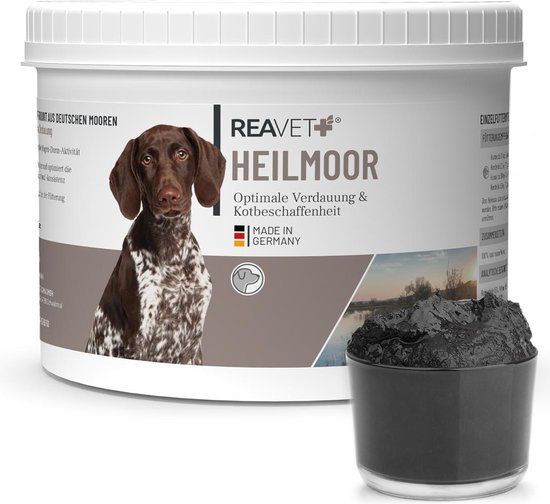 ReaVET - Heilmoor voor Honden - 500g - Ondersteuning maagdarmstelsel