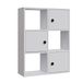 WELL HOME MOBILIARIO & DECORACIÓN H.93 Boekenkast, 100% spaanplaat, met melaminecoating, wit