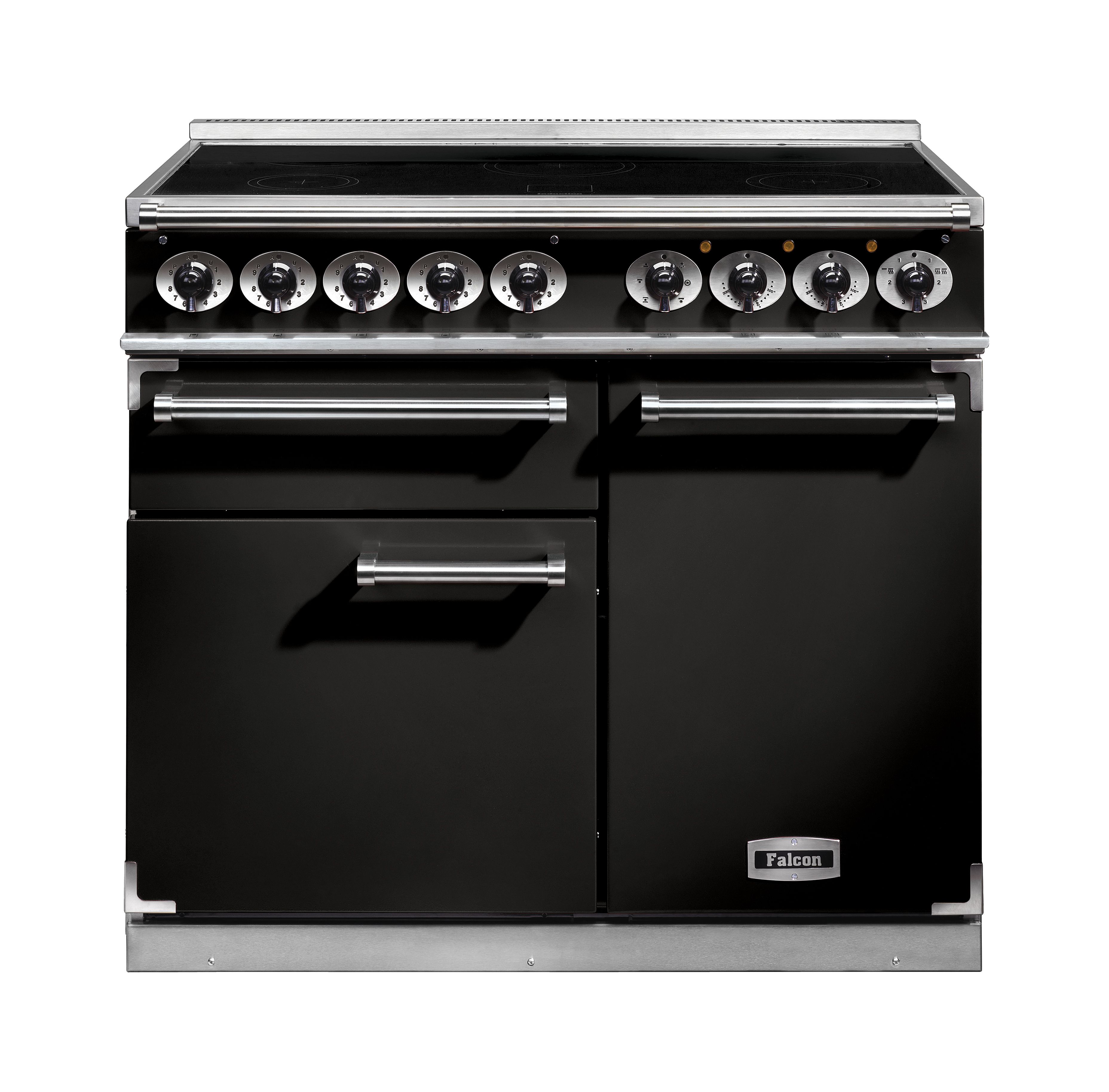 Falcon 1000 Deluxe Range-fornuis Zwart