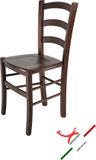 t m c s Tommychairs Venice - Eetkamerstoel - 1 Stuk - Licht Walnoot - Hout