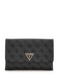 GUESS Schoudertas Noelle II Xbody Flap Organizer Coal Logo Donkergrijs