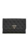 GUESS Schoudertas Noelle II Xbody Flap Organizer Coal Logo Donkergrijs
