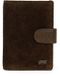 Bear Design Vic Suede Leren Pasjeshouder / Creditcardhouder - Bruin