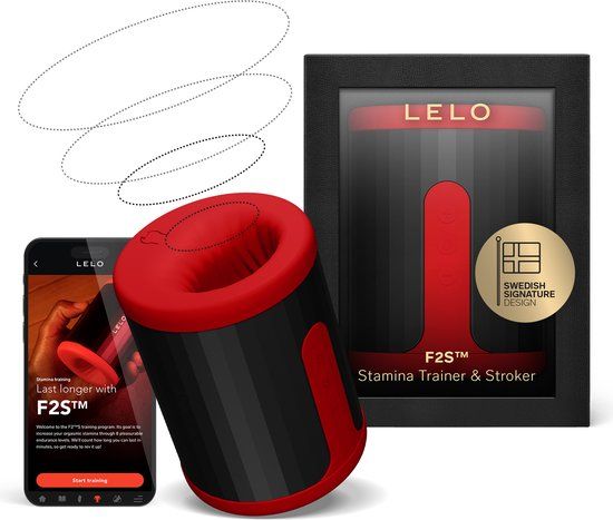 LELO F2S – Conditietrainer & Stroker – App-Gestuurd – Red
