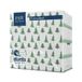 PAW - 50 stuks Airlaid servetten (40 x 40 cm) - perfect voor Kerstmis, winter, vakantie - tafeldecoratie - Airlaid servetten in stoflook - naaldbos