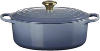 Le Creuset Braadpan Ovaal in Geëmailleerd Gietijzer, 27 cm, Blauw