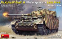 MiniArt 35346 Pz.Kpfw.IV Ausf. H Nibelungenwerk - Late Prod. Sep-Oct 1943 Plastic - 1:35 - Modelbouw