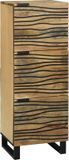 vidaXL Highboard Bruin 40 x 33 x 110 cm Massief Mangohout