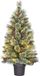 Black Box Trees Vandans Kunstkerstboom in Pot met LED Verlichting - H90 x Ø48 cm - Frosted Green
