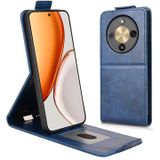 Honor Étui à rabat vertical Honor X70/X9d/Magic8 Lite avec support - Bleu foncé