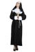 Wilbers Nonnenkleding dame 3-delig - Zwart - Maat 38