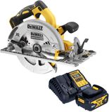 DeWalt DCS 572 M1 Scie circulaire sans fil 18 V 184 mm sans balai + 1x batterie 4,0 Ah + chargeur