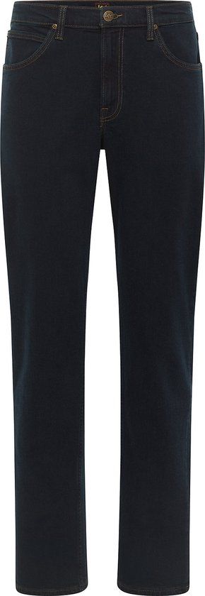 Lee Brooklyn Straight Blue Black Men's Jeans - W33/L30
