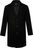 JP 1880 - Hommes - Veste mélange de laine col revers - Noir - Taille XXL