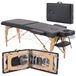 Kidol&Shellder® Massagebed 60 cm, opvouwbaar en verstelbaar, 250 kg capaciteit, 9 cm PU-vulling, draagtas, antislipvoeten, zwart