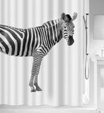 Spirella Douchegordijn met Fotorealistische Print - Anti-Schimmel Douchegordijn van Polyester met Antibacteriële Coating