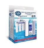 Pak Bbagua Pak 3 filters voor omgekeerde osmoseapparatuur, standaard. 1 sediment, 1 GAC-steenkool en 1 bloksteenkool. Minimaal één keer per jaar vervangen.