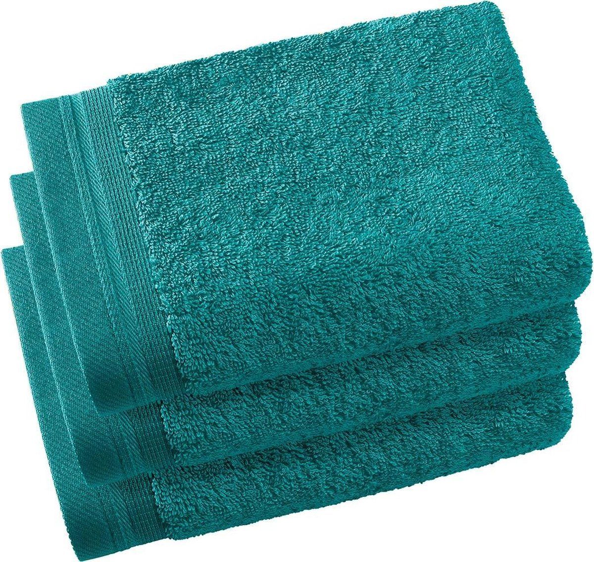 De Witte Lietaer Contessa Gastendoekjes - 40x60 cm - Turquoise - 3 stuks