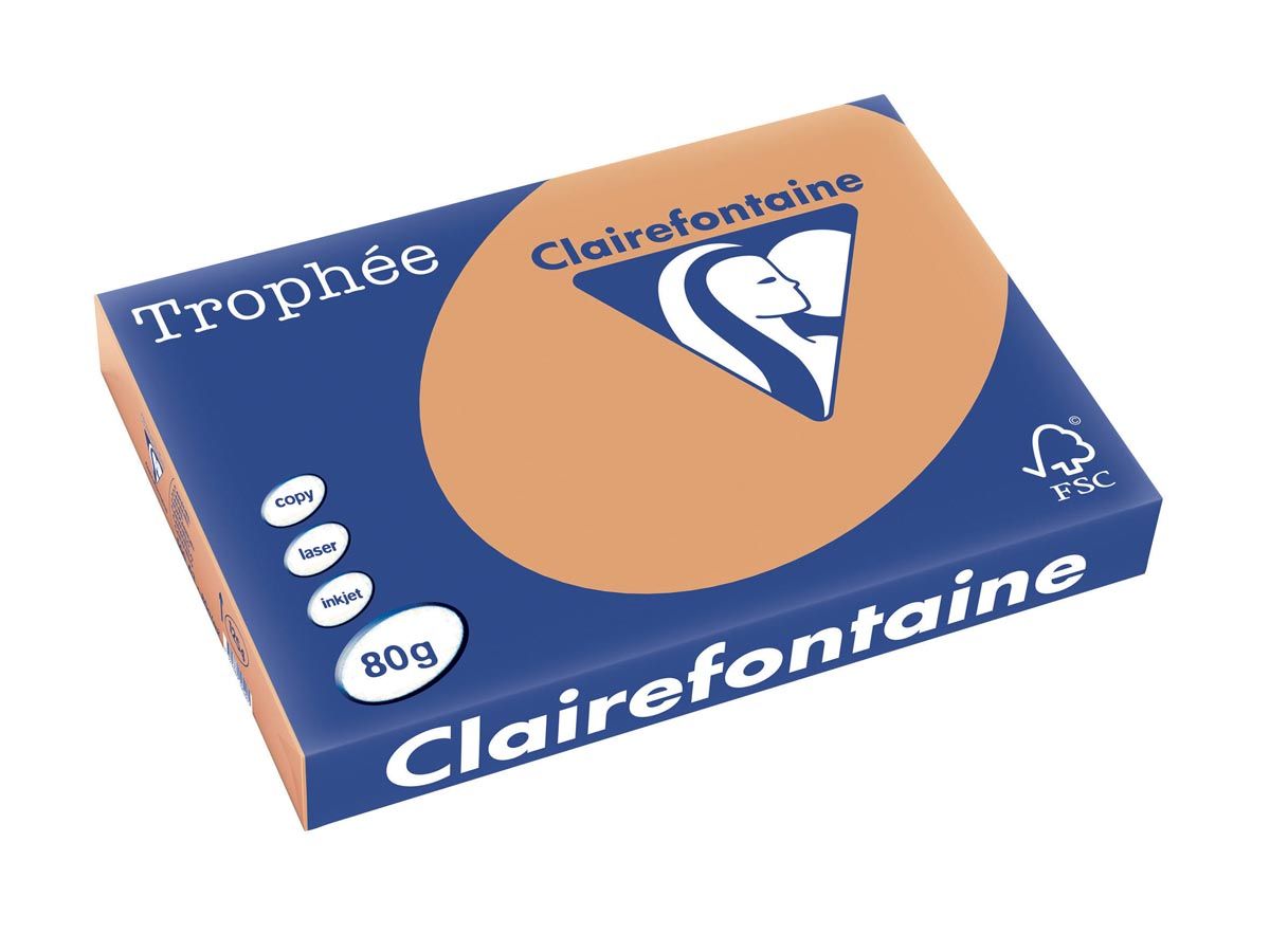 Clairefontaine Trophée Pastel A3 mokkabruin 80 g 500 vel