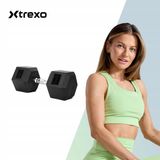 TREXO XTREXO Halter 30 kg - Gecoat, Hexagonaal, Ideaal voor Krachttraining