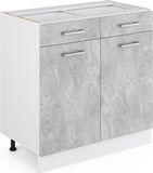 Vicco R-Line Keukenonderkast – 80 cm, WB Marmer Beton