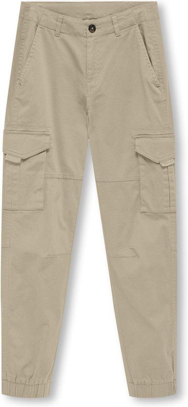 ONLY KOBMAXWELL CARGO PANT PNT NOOS Jongens Broek - Maat 140 - White Pepper