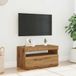 Maison Exclusive - Meuble TV avec éclairage LED, chêne artisanal, 75x35x40 cm