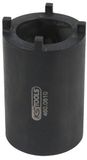 KS Tools 460.0610 1/2\" DAF kroonmoersleutel voor stuurstangbevestiging met 4 tappen, 52 mm