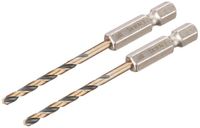 DeWalt Accessoires DEWALT metaalboor HSS-G, 2x3mm, zeskantig - 2 stuks