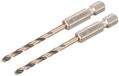 DeWalt Accessoires DEWALT metaalboor HSS-G, 2x3mm, zeskantig - 2 stuks